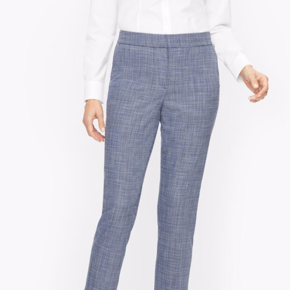 Talbots Blended Tweed Slim Ankle Pants